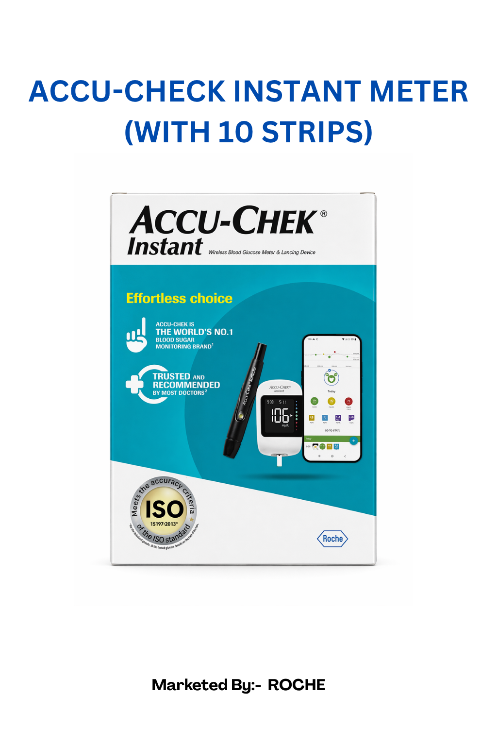 ACCU-CHECK INSTANT METER + 10 STRIPS