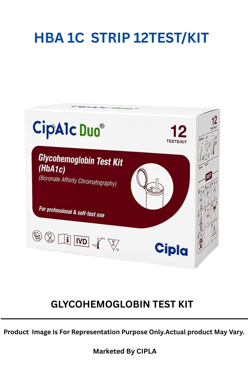 HOME PAGE. HBA 1C TEST STRIPS 12 pcs
